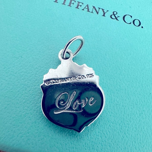 RARE Tiffany & Co Olympian LOVE charm sterling silver RETIRED collector's item - Picture 7 of 9
